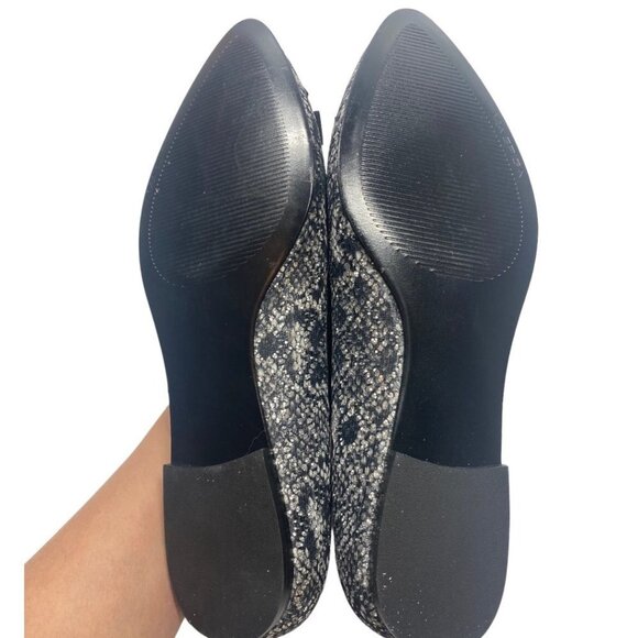 Via Spiga Black Sequin Flat Holiday Shoes V-Bosh 11319020 Size 8.5 New in Box - Picture 7 of 9